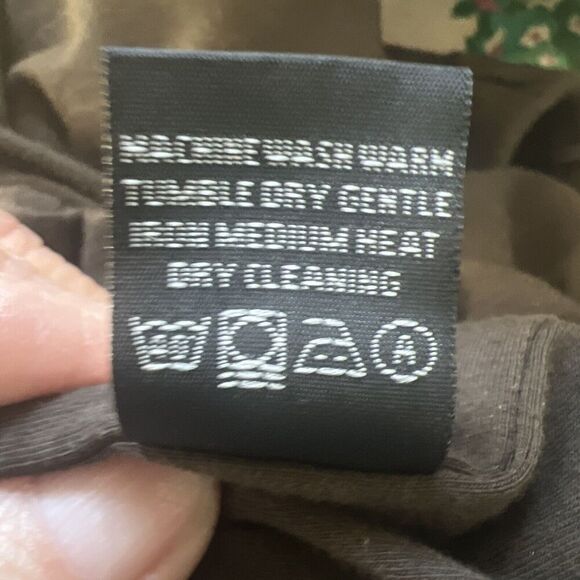 Matthildur Iceland Boho Dark Brown Pima Cotton Twisty Pull On Anna Skirt Small - Picture 7 of 7